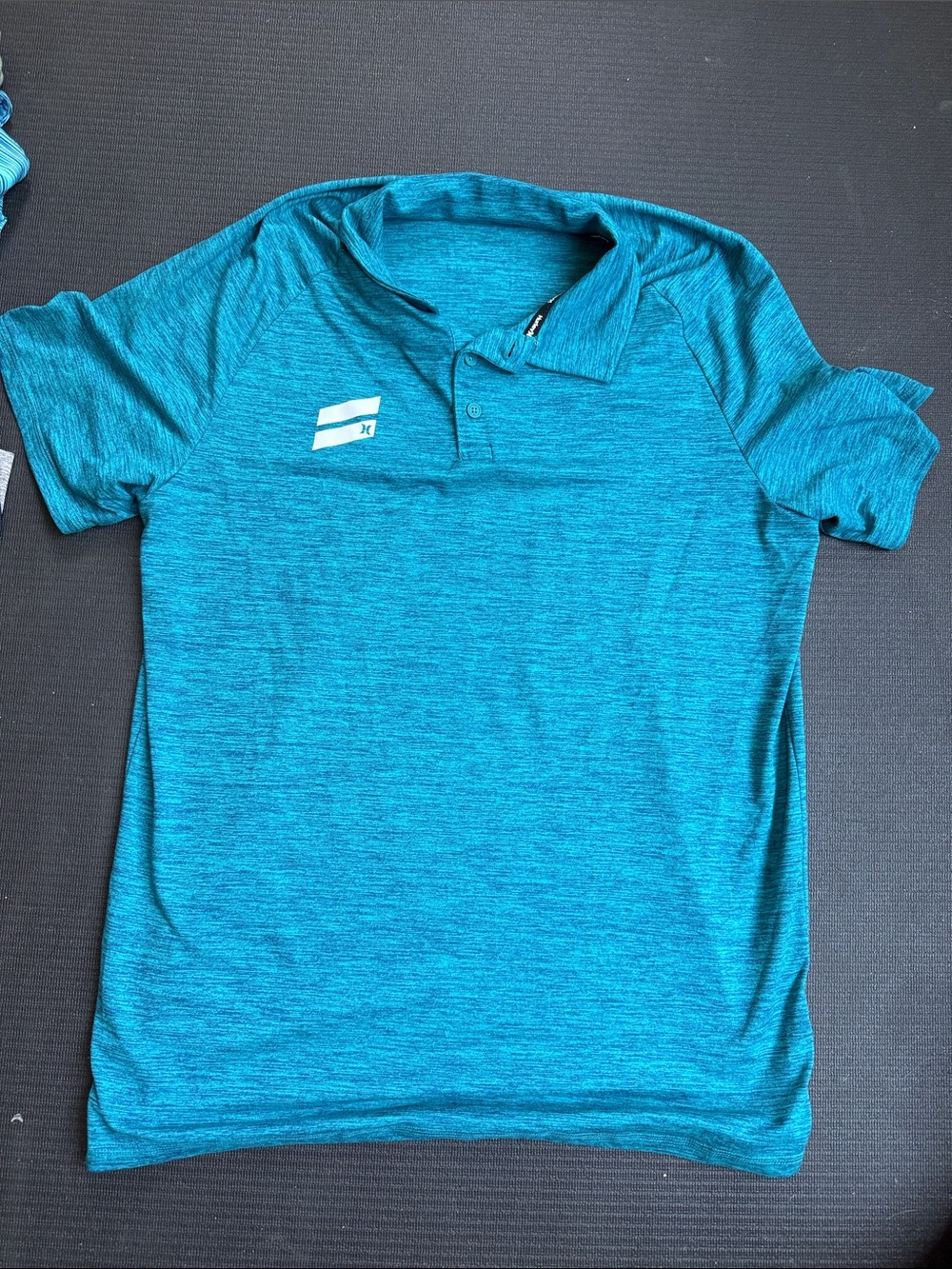 Hurley Men’s Teal Heather Performance Polo